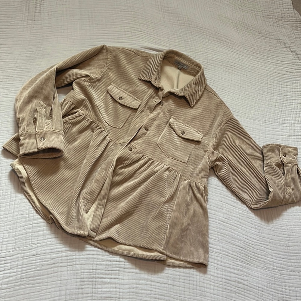 Corduroy Poplin Jacket